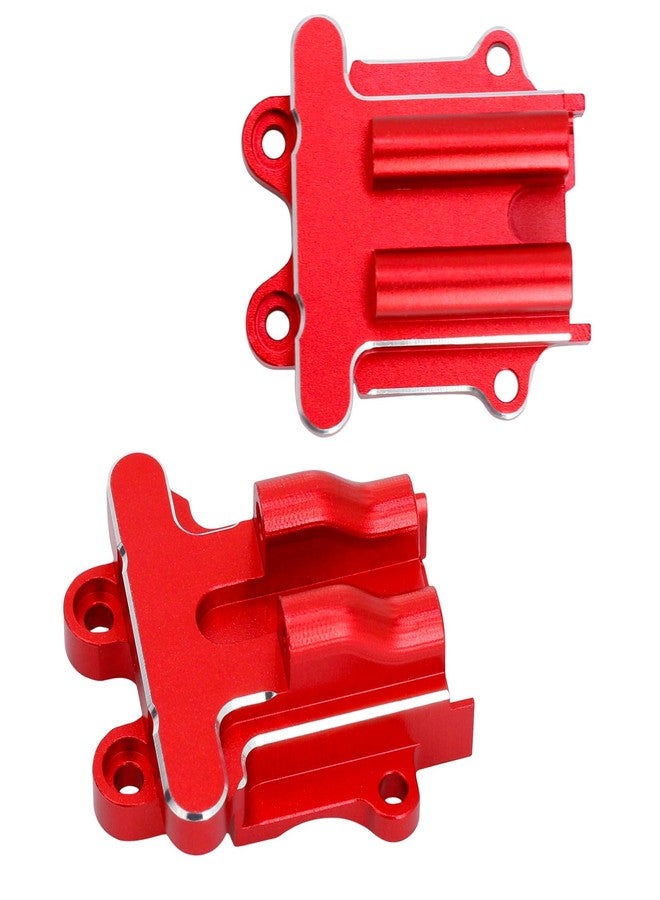 POLANTA 2Pcs Diff Cover Set Aluminum Upgrade Parts for Arrma 1/18 Granite Grom,1/14 Typhon Grom(Red) - Image 2
